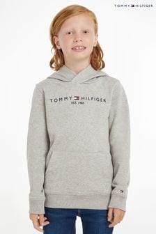 Tommy Hilfiger Grey Essential Hoodie (A09020) | $77 - $94