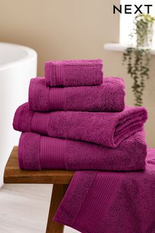 Dark Fuchsia Pink Egyptian Cotton Towel (A09123) | 6 € - 31 €