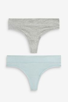Green Thong Forever Comfort® Modal Knickers 2 Pack (A09252) | 370 UAH