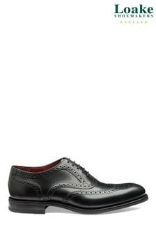 Черный - Кожаные туфли броги Loake Kerridge (A09556) | €273