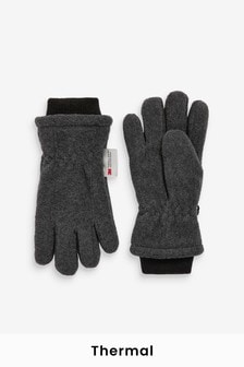 Grau - Thermo-Handschuhe aus Fleece (3-16yrs) (A09879) | 7 € - 9 €