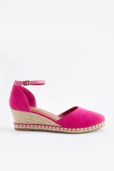 Bright Pink Extra Wide Fit Forever Comfort® Closed Toe Wedges (A0J715) | €22