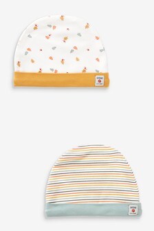 FatFace Baby Crew Unisex Printed Hats 2 Pack (A10112) | 226 UAH