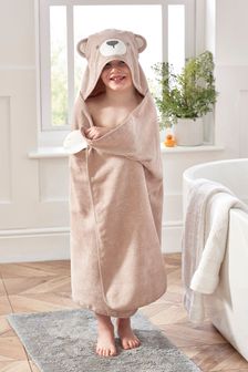 Natural Billy The Bear Billy Bear Hooded Towel (A10847) | $27