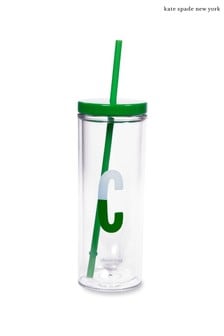 Kate Spade Clear New York Sparks Of Joy Initial Tumbler - C (A10898) | €22
