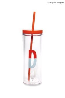 kate spade new york Clear Sparks Of Joy Initial Tumbler - D (A10922) | KRW37,400