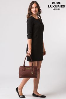 بني كستنائي - حقيبة يد جلد Kate من Pure Luxuries London  (A10958) | 243 ر.ق