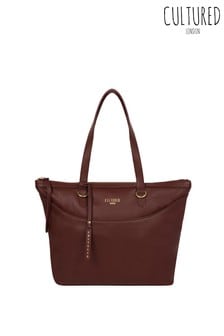 Cultured London Heston Leather Tote Bag (A10968) | $105
