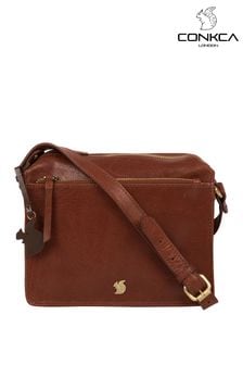 Conkca Aurora Leather Cross Body Bag (A10970) | $84