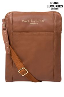 Pure Luxuries London Maisie Leather Cross-Body Bag (A10974) | ₪ 140