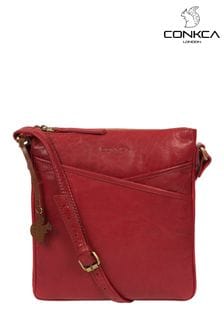 Conkca Avril Leather Cross-Body Bag (A10993) | ₪ 246