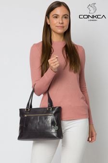 Conkca Alice Leather Handbag (A10994) | SGD 114