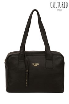 Cultured London Hammersmith Leather Handbag (A11034) | 287 SAR