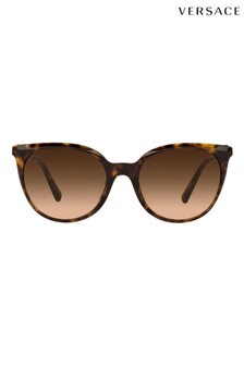 Versace Enamel Medusa Cat-Eye Sunglasses