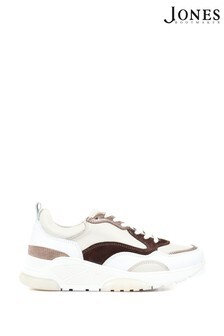 Jones Bootmaker Serafina Brown Chunky Leather Trainers (A11202) | 120 €