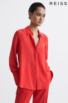 Reiss Coral Kia Silk Shirt (A11817) | OMR149