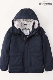 Abercrombie & Fitch Borg Lined Ultimate Parka Coat (A11985) | ₪ 461