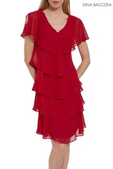 Gina Bacconi Lona Tiered Dress (A12317) | €36