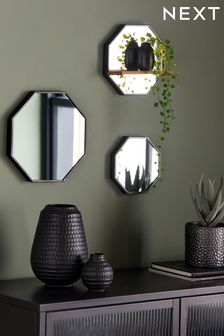 Set of 3 Bronx Octagon Mirrors