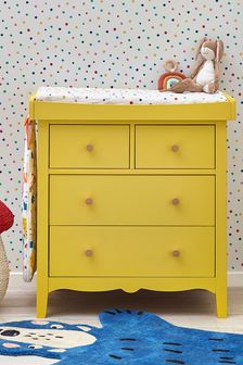Joules at Next Yellow Changer Dresser with 4 Drawers (A13912) | €550