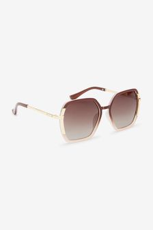 Brown Ombre N82 Polarised Large Sunglasses (A13939) | ₪ 104
