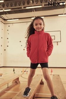 Red Zip-Up Fleece Jacket With Pockets (3-16yrs) (A14365) | €12 - €19