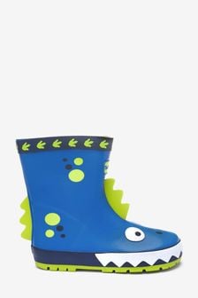 Modri gumijasti škornji z motivom dinozavrov ToeZone (A14375) | €19