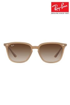 Sand - Ray-ban Square Frame Sunglasses (A14401) | MYR 822