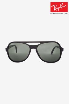 Negro - Gafas de sol de aviador Powderhorn de Ray-Ban (A14407) | 169 €