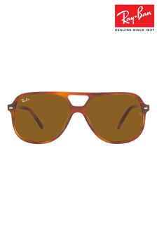 Ray-Ban® Bill Brown Aviator Small Sunglasses (A14408) | 184 €