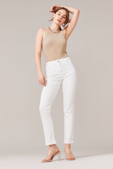 White Slim Jeans (A14494) | $42