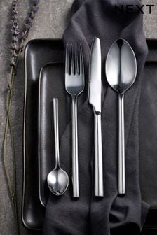 Silver Kensington Stainless Steel 24pc Cutlery Set (A15002) | ₪ 158