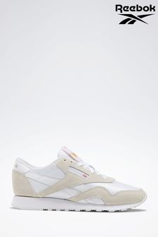 Reebok White Classic Nylon Shoes (A15808) | $91