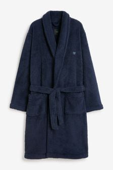 Navy Personalised Dressing Gown (A17901) | OMR13
