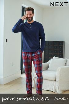 Bleumarin albastru - Pijama personalizată/set comod (A17938) | 210 LEI