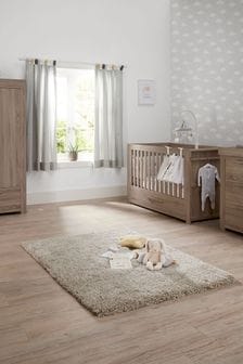 Mamas & Papas 3 Piece Grey Wash Franklin Cot Bed Range with Dresser and Wardrobe (A18252) | €1,763