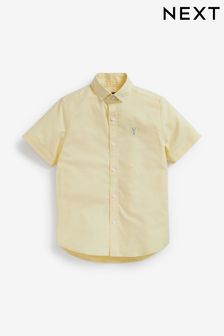 Yellow Short Sleeve Oxford Shirt (3-16yrs) (A18293) | $26 - $37