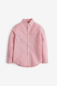  ピンク - オックスフォードシャツ (3～16 歳)  (A18345) | ￥1,700 - ￥2,410