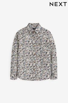 Floral Pattern Long Sleeve Printed Shirt (3-16yrs) (A18348) | 19 € - 25 €