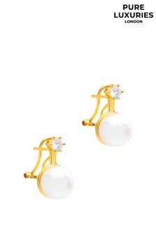 Pure Luxuries London Holton Freshwater Pearl Earrings (A18351) | ₪ 256