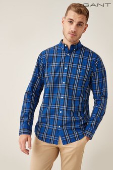 Blue - Gant Regular Broadcloth Check Shirt (A18817) | MYR 510