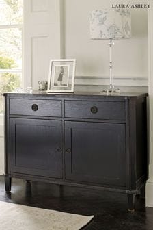 Laura Ashley Black Henshaw Two Doors Two Drawers Sideboard (A18937) | €983