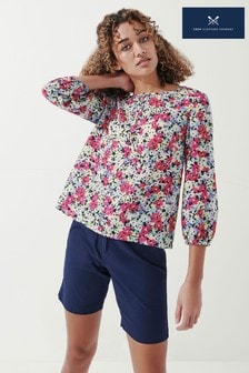 Crew Clothing Company Floral Print Blouse (A18982) | ₪ 275