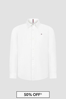 Tommy Hilfiger Boys White Shirt (A19000) | 57 € - 69 €