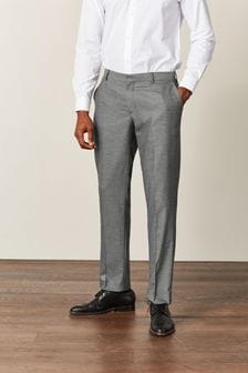 Grey Slim Fit Tipped Suit: Trousers (A19586) | $75