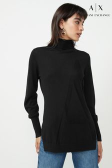 Armani Exchange黑色高翻領套衫 (A20116) | NT$5,350
