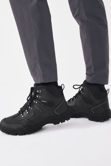 Black Waterproof Walking Boots (A20160) | €82
