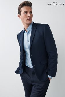 Marineblau - Skinny Fit - Motion Flex Stretch-Anzug: Jacke (A20213) | 101 €