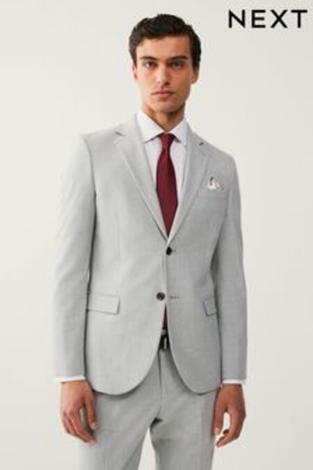 Gris claro - Slim - Traje de Motion Flex Stretch: chaqueta (A20215) | 84 €