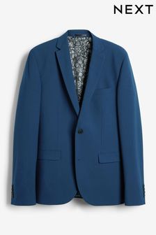 Bright Blue Super Skinny Fit Motion Flex Suit: Jacket (A20235) | €27